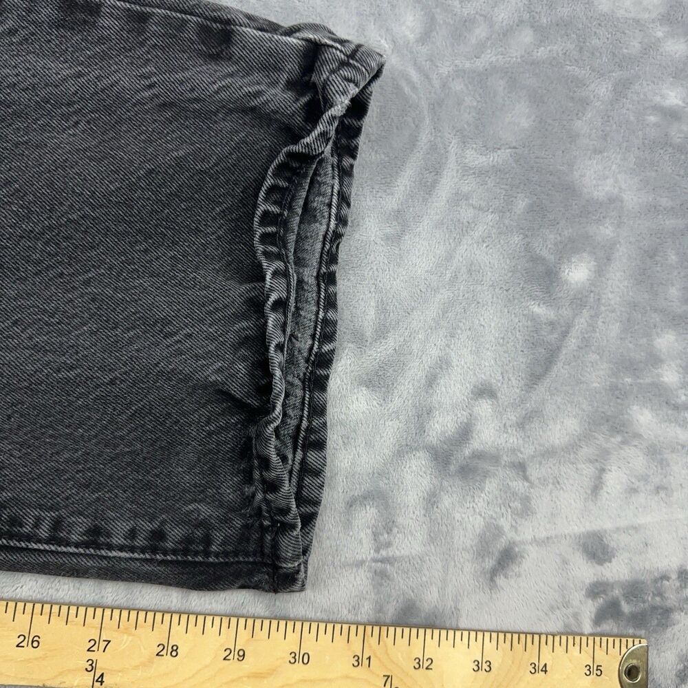 Gap 90's Loose Jeans Mens Size 30x32 Fits 29x30 Black Button Fly Grunge Denim - Picture 10 of 11